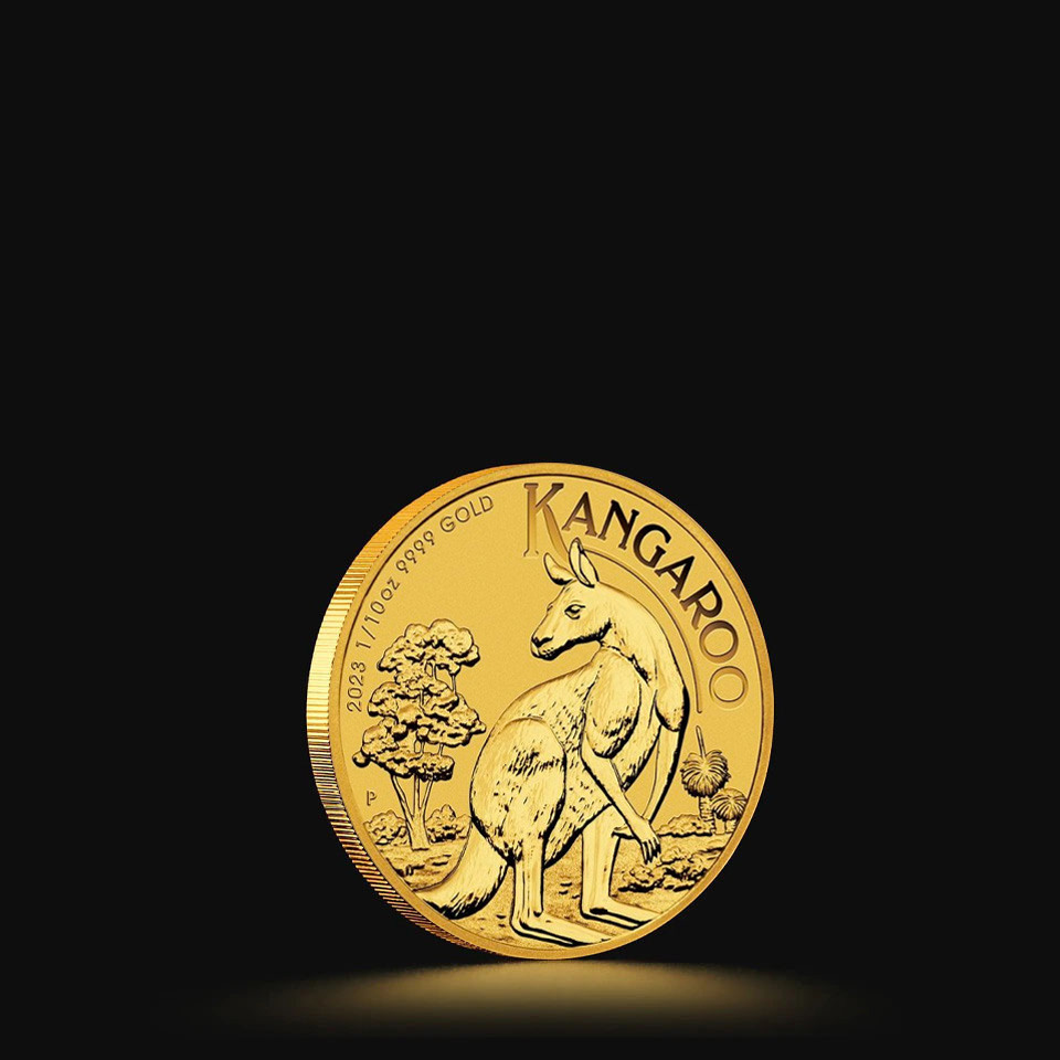 1/10 oz Australian Kangaroo Gold Coin | Tavex