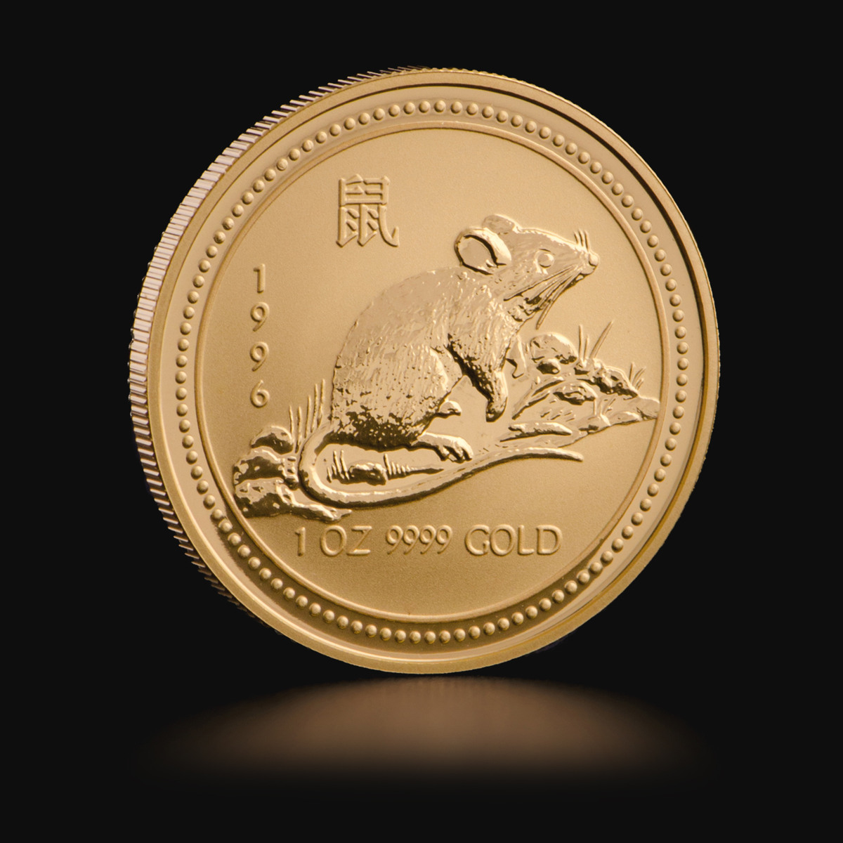 Rotterns 1 oz Australsk Lunar Rottens år 1996 Guldmønt | Tavex