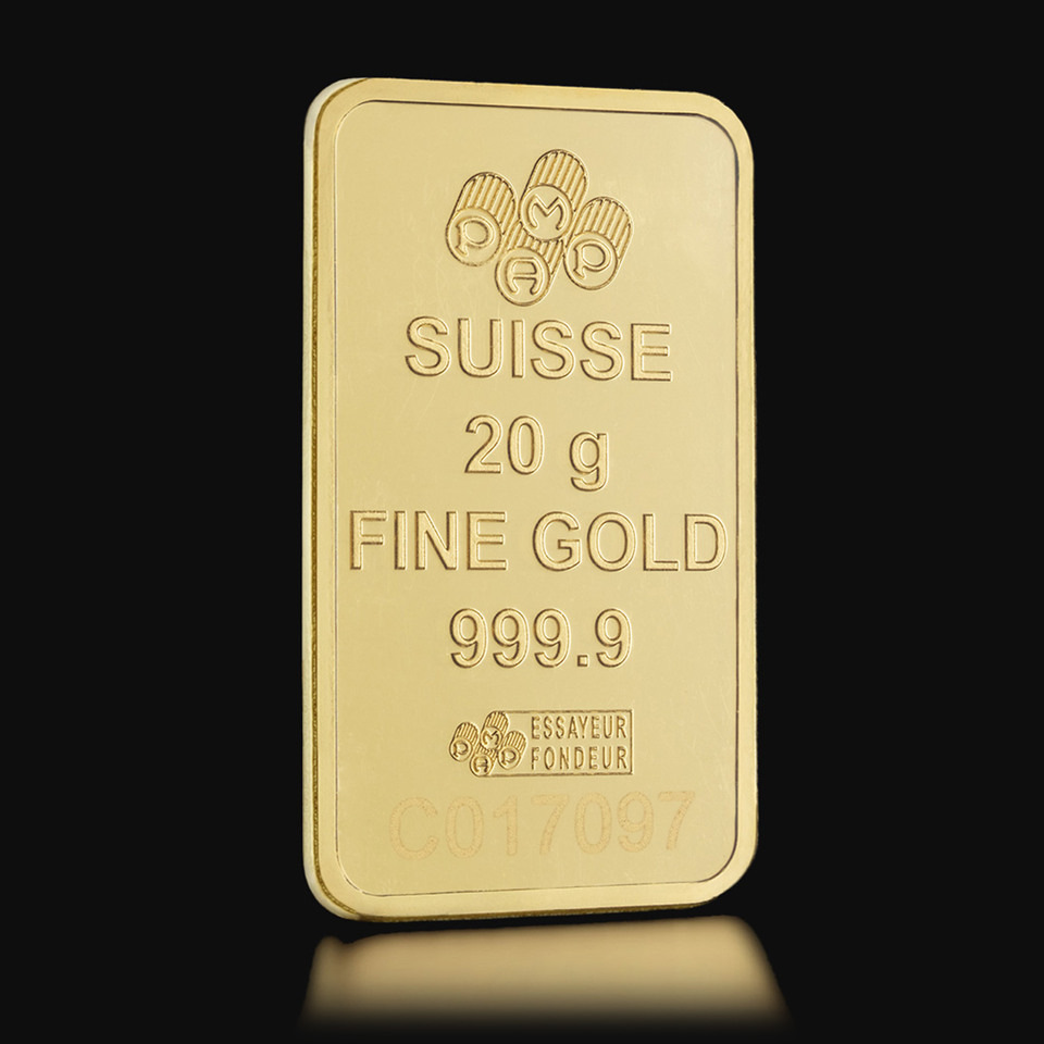 20 gram PAMP Fortuna Gold Bars Tavex