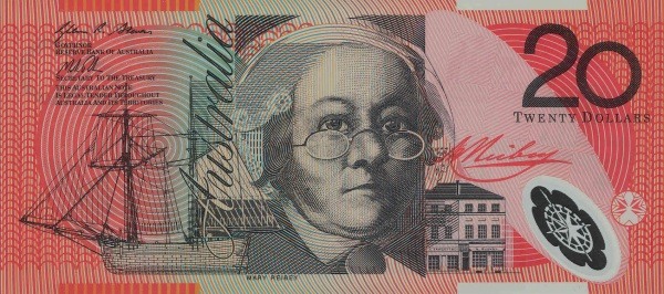 AUD 20 forsiden