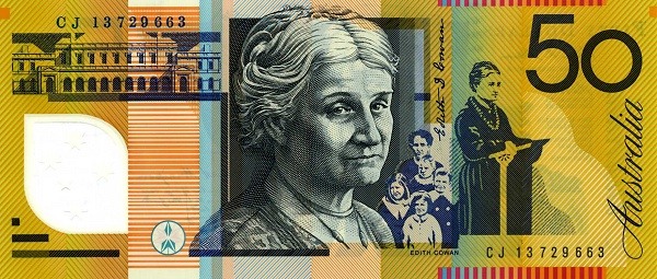 AUD 50 bagsiden