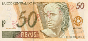 50 BRL forsiden