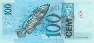 100 BRL bagsiden