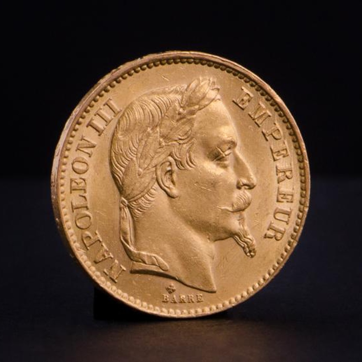 Pièce Or 18k Reproduction 10 Francs Napoléon III - 1.6g, Pour Pendentif Ou Bracelet - Occasion