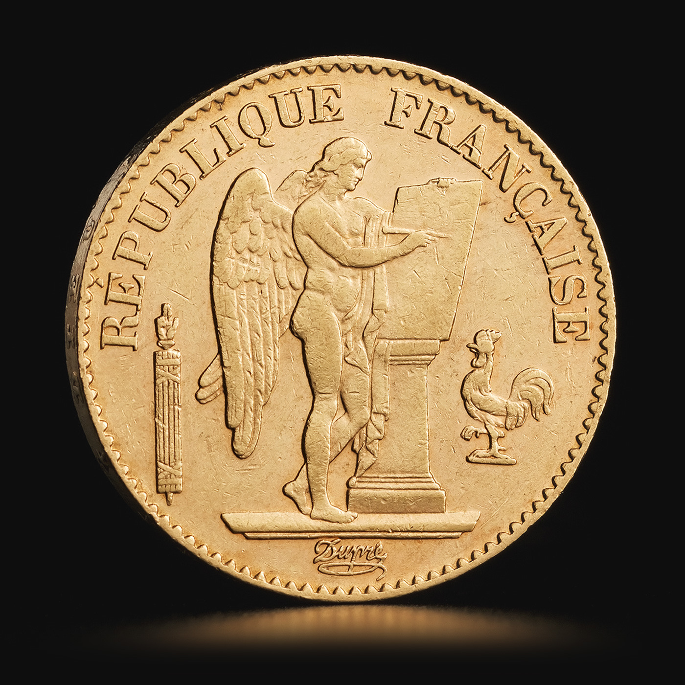 French 20 Francs Angel (Genius) Gold Coin | Tavex