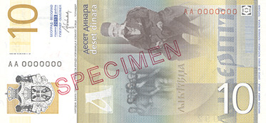 RSD Serbiske dinar