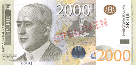 RSD Serbiske dinar