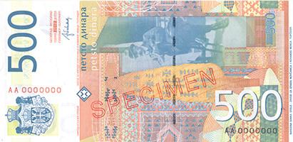 RSD Serbiske dinar