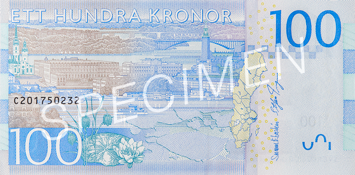 100 SEK bagsiden