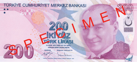 200 TRY forsiden